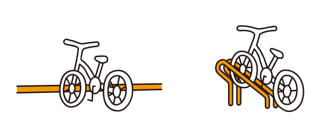 サイクルポートを選ぶ際のポイント：輪留めやサイクルキーパーはつけるか