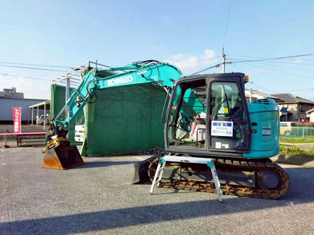 2025年 創業9周年 感謝祭 重機体験の重機2