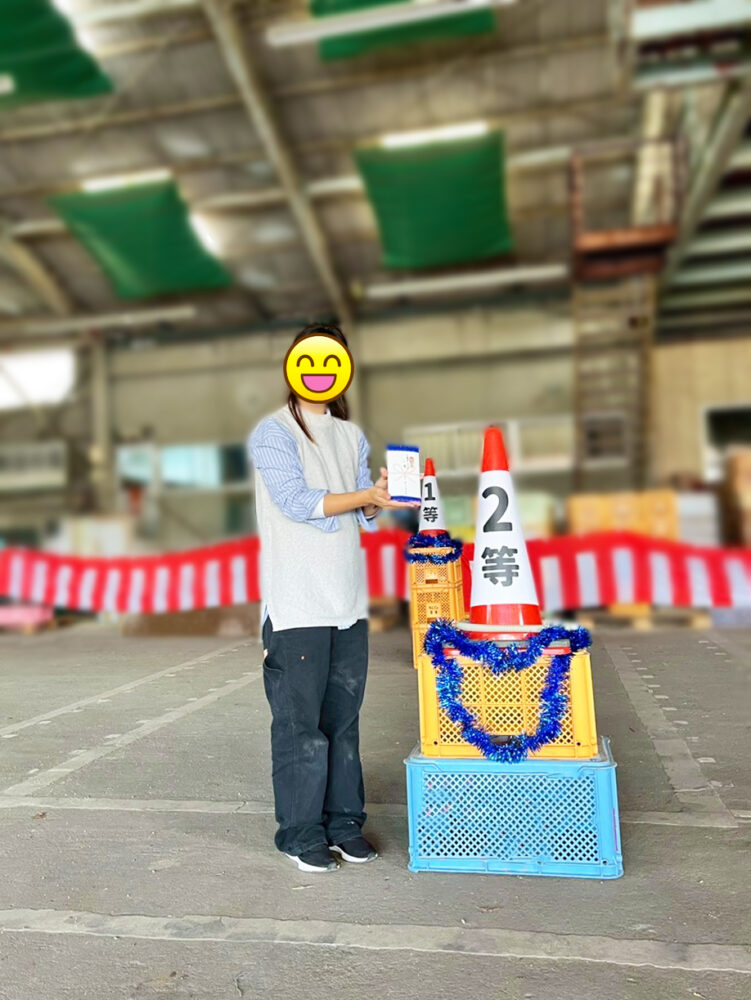 2025年 創業9周年 感謝祭 おとな本気わなげで2等を獲得したお客様