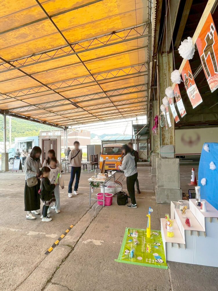 2025年 創業9周年 感謝祭 わなげをしている様子