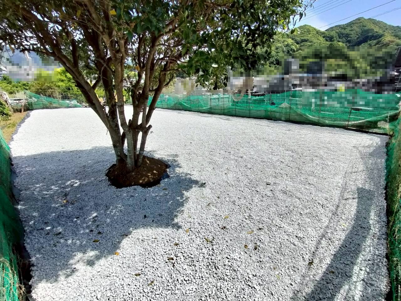 防草、砂利施工画像